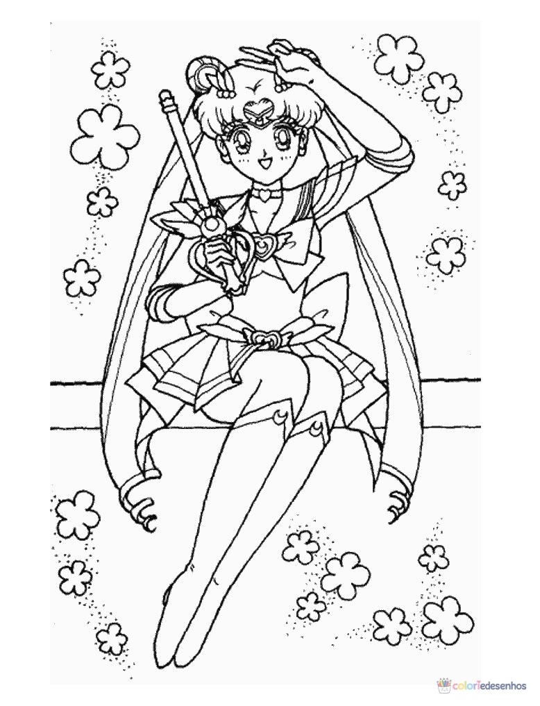 Sailor Moon para colorir