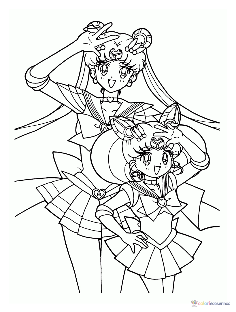 Sailor Moon para colorir