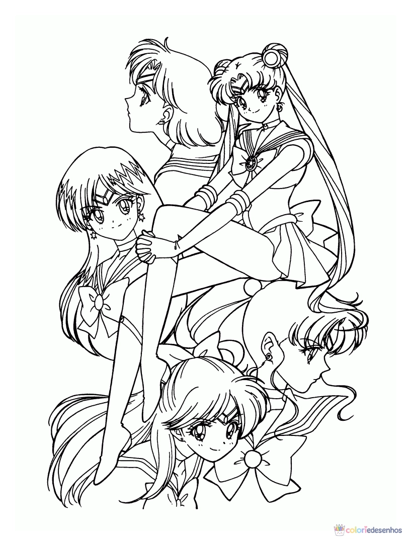 Sailor Moon para colorir