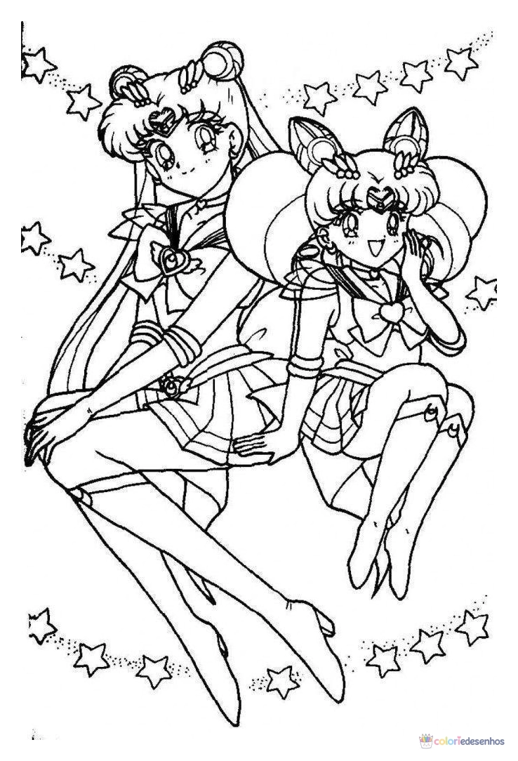 Sailor Moon para colorir