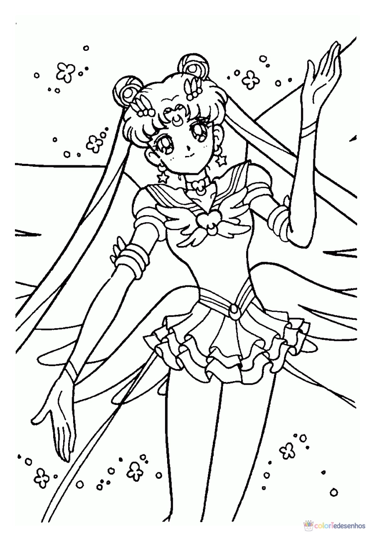 Sailor Moon para colorir