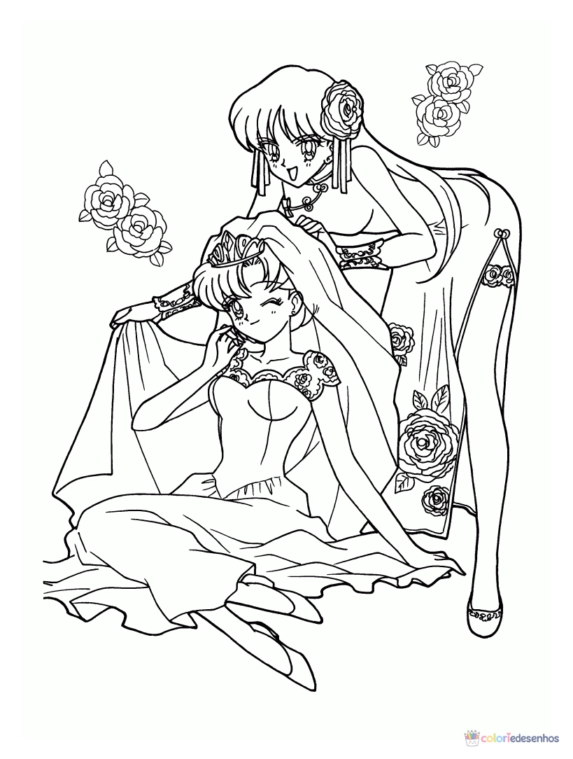 Sailor Moon para colorir