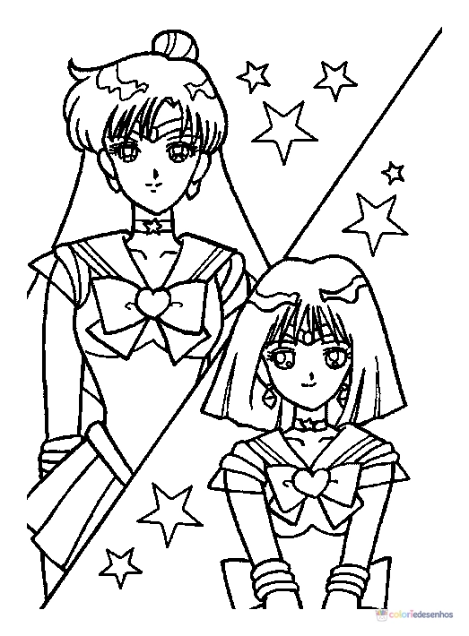 Sailor Moon para colorir