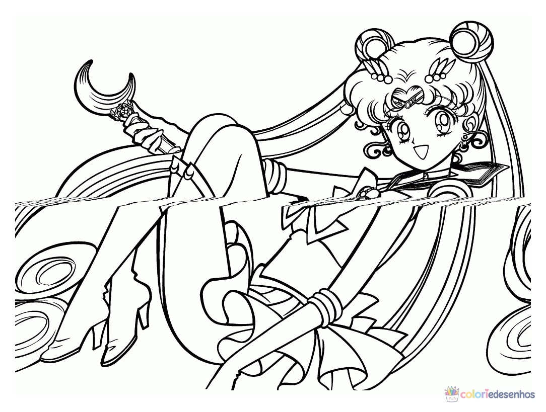 Sailor Moon para colorir