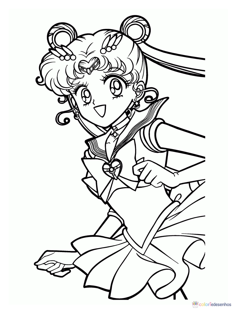 Sailor Moon para colorir