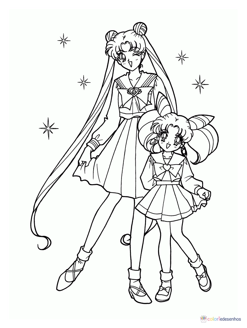 Sailor Moon para colorir