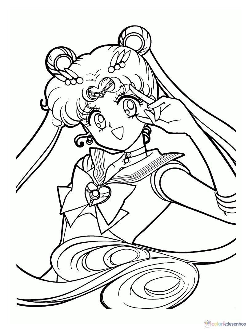 Sailor Moon para colorir