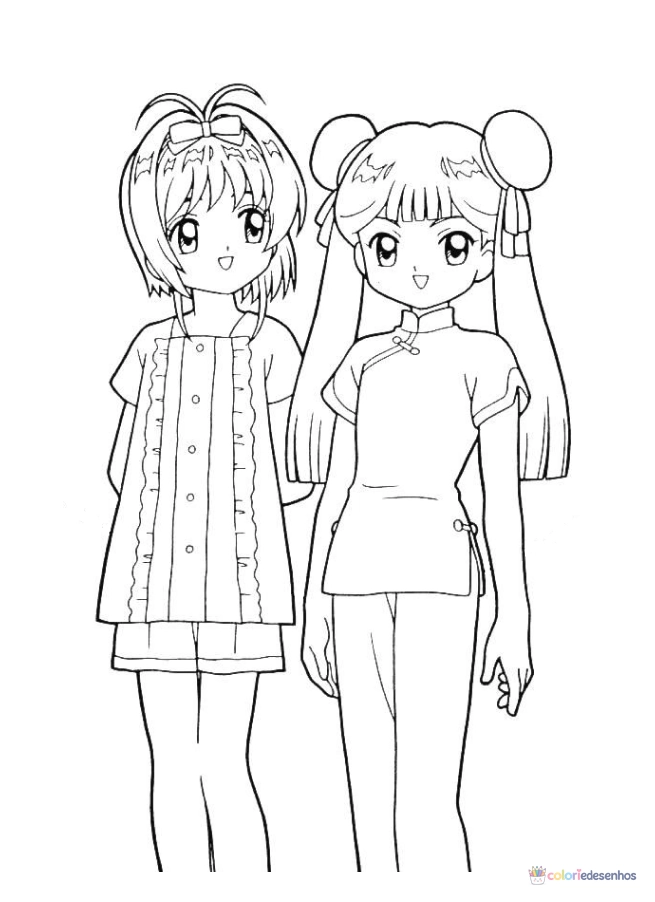 Sakura Card Captors para colorir