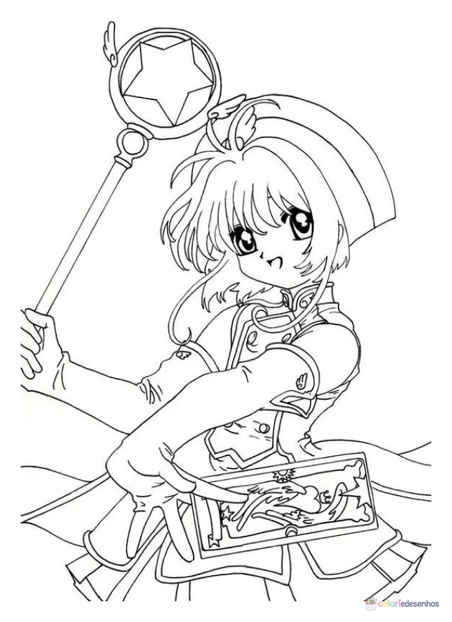 Sakura Card Captors para colorir