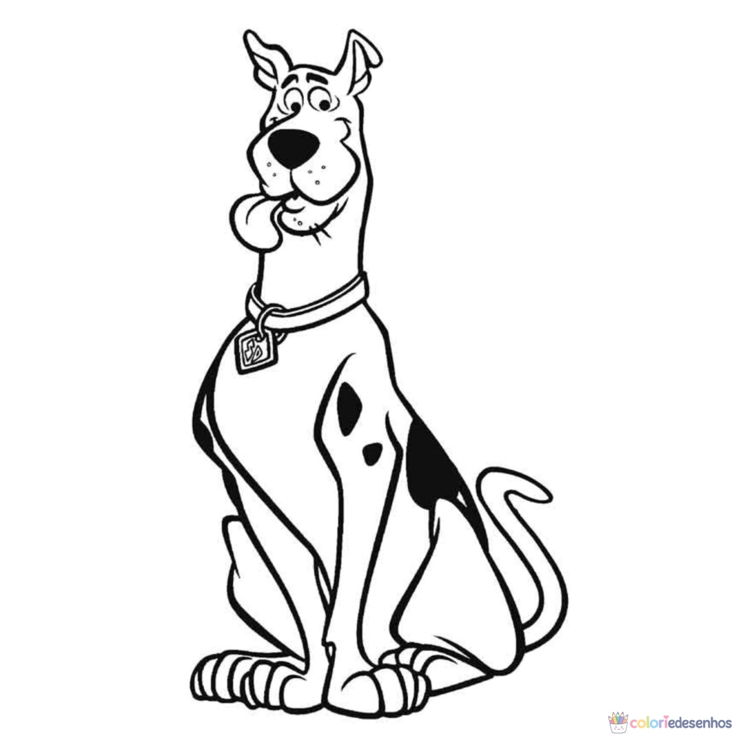 Scooby Doo para colorir