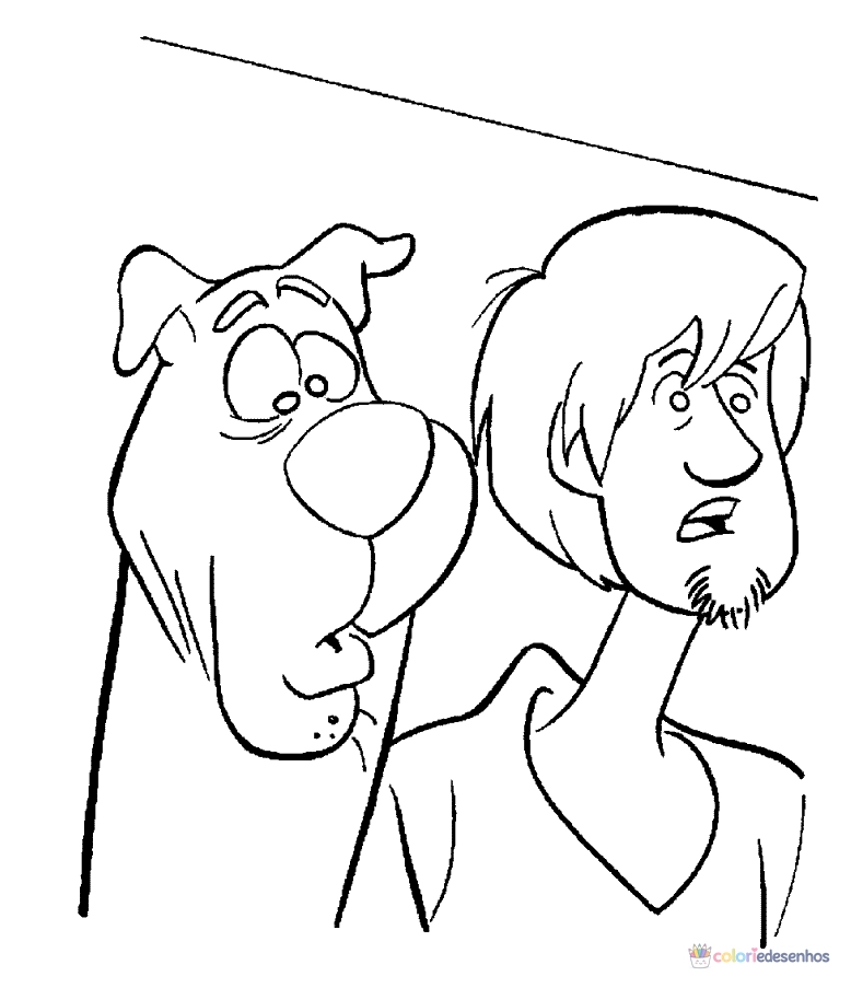 Scooby Doo para colorir