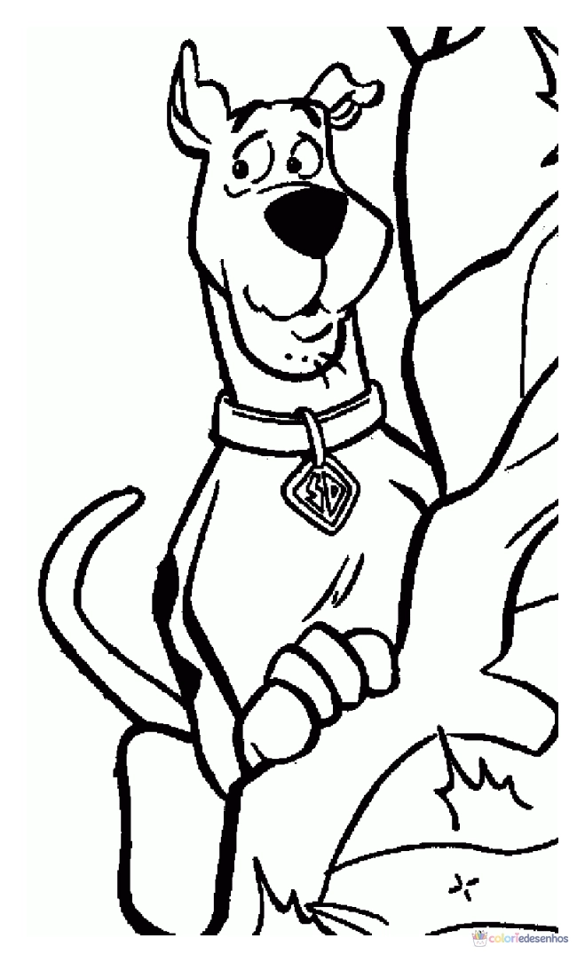 Scooby Doo para colorir