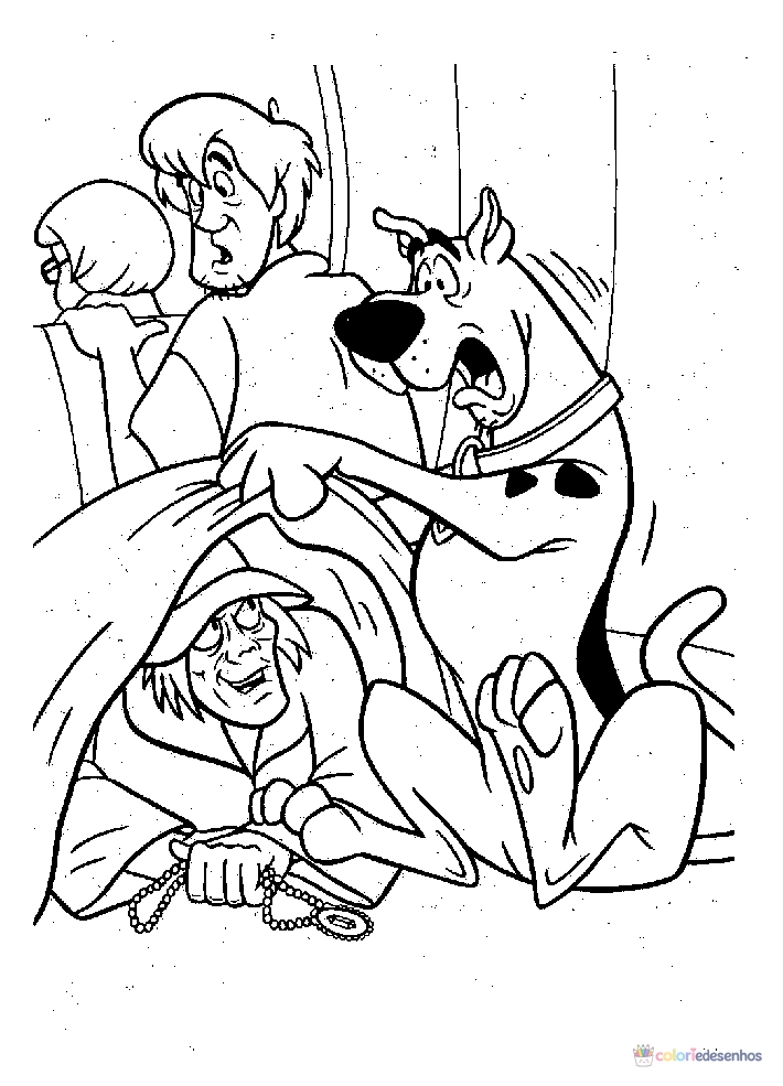 Scooby Doo para colorir