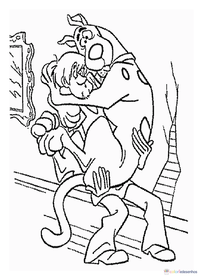 Scooby Doo para colorir