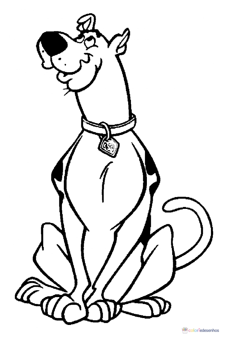 Scooby Doo para colorir
