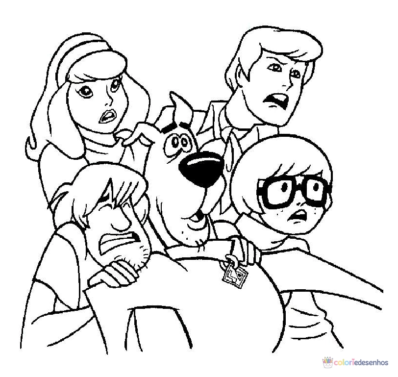 Scooby Doo para colorir