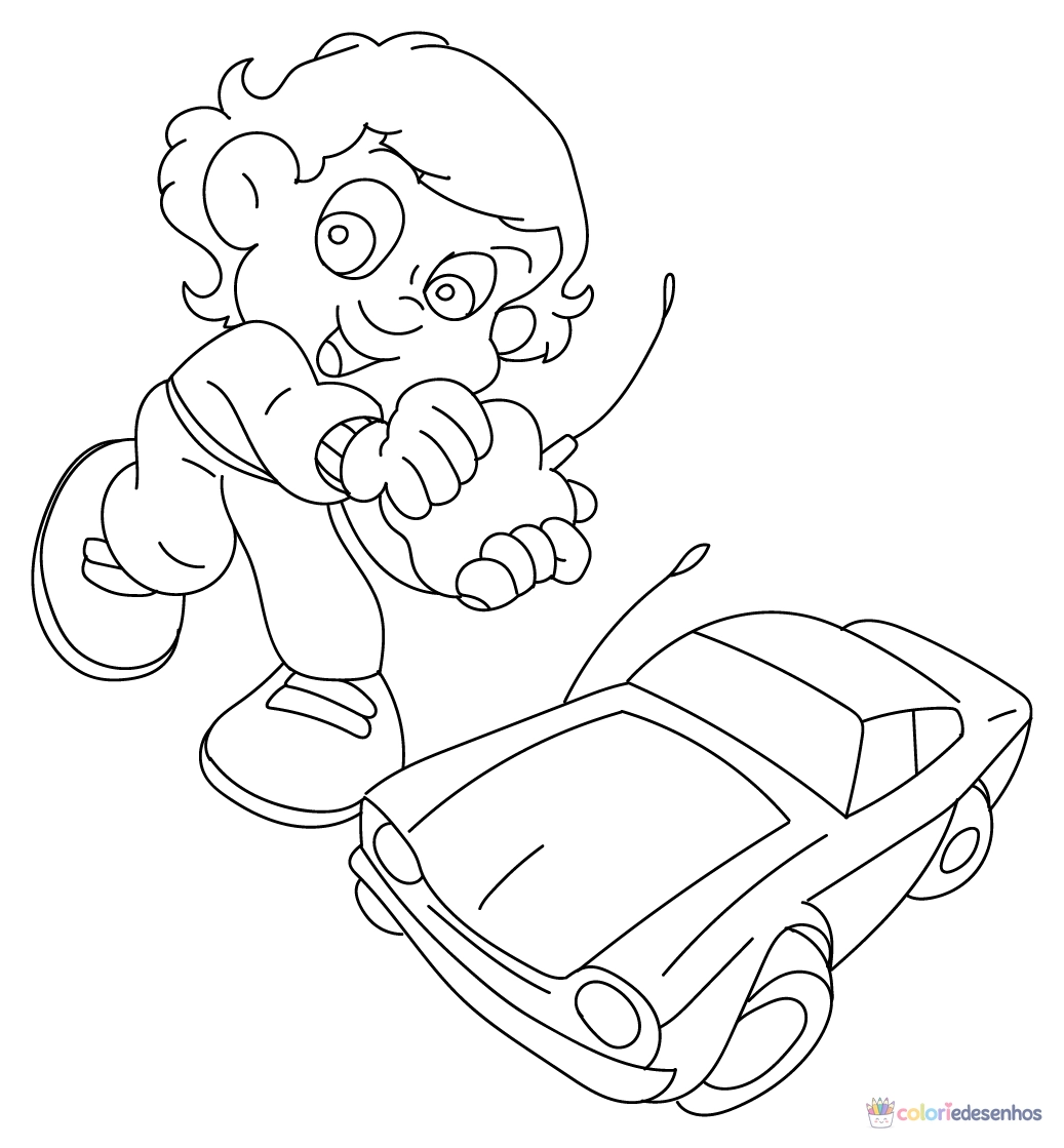 Desenhos do Senninha para imprimir e colorir para colorir