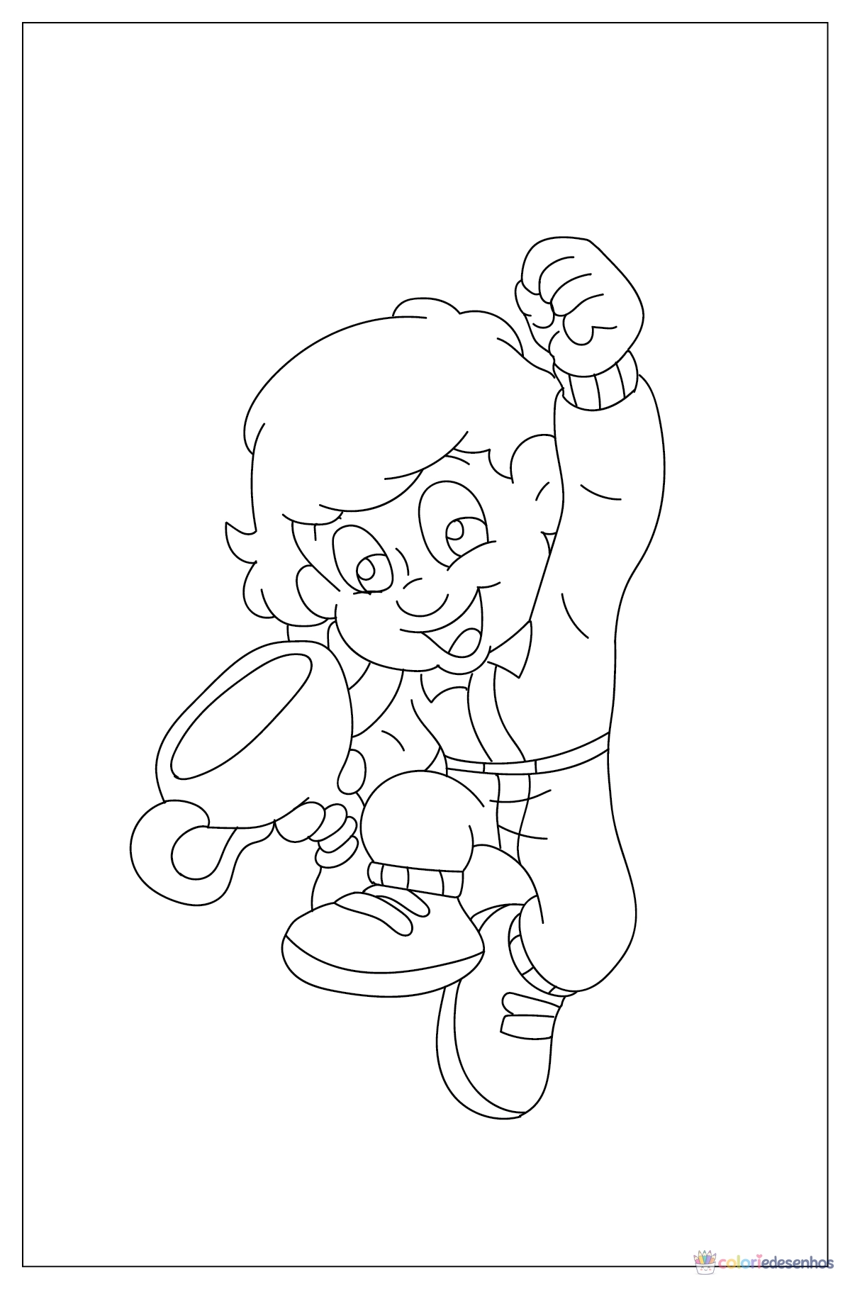 Desenhos do Senninha para imprimir e colorir para colorir
