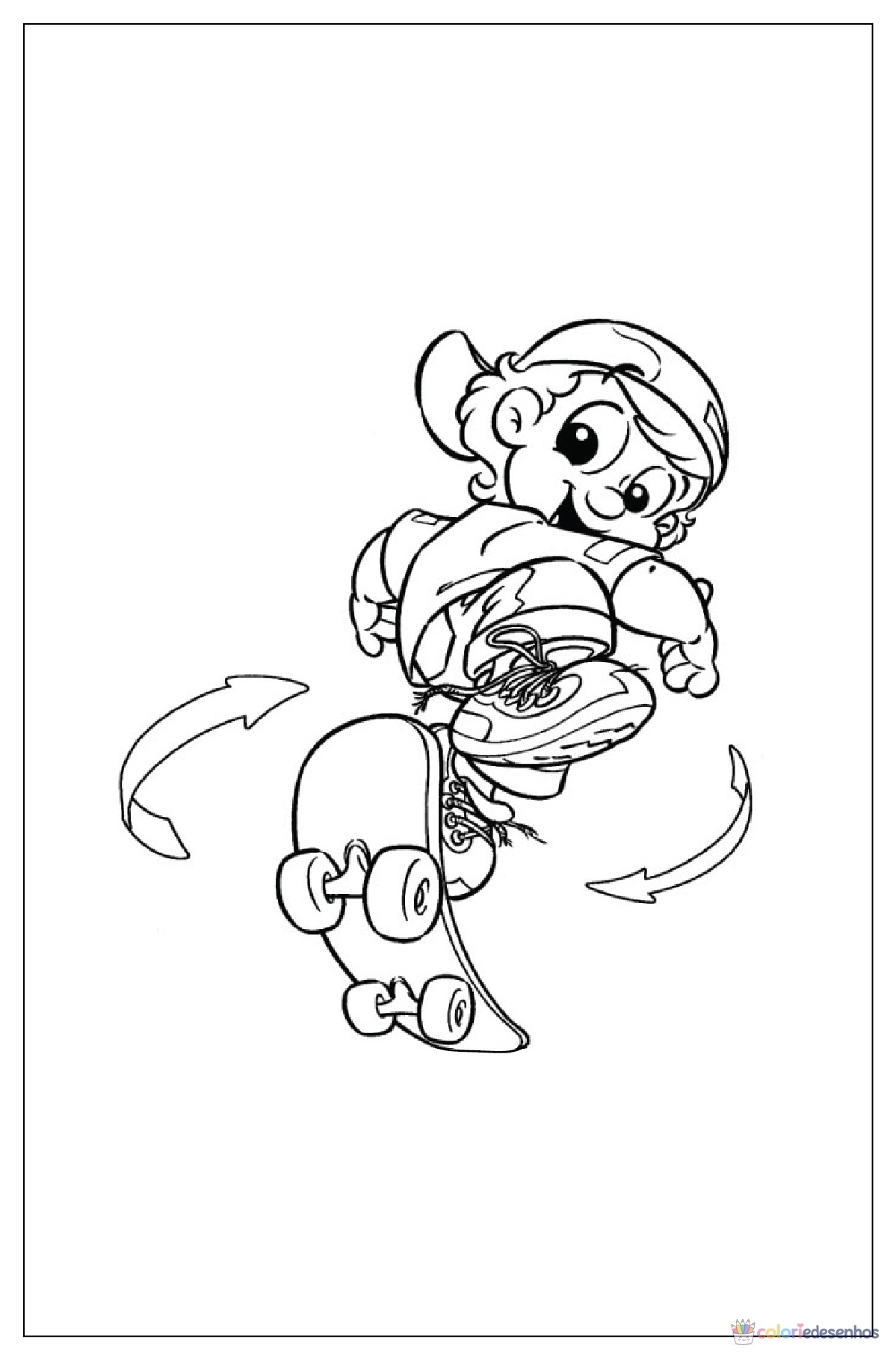 Desenhos do Senninha para imprimir e colorir para colorir
