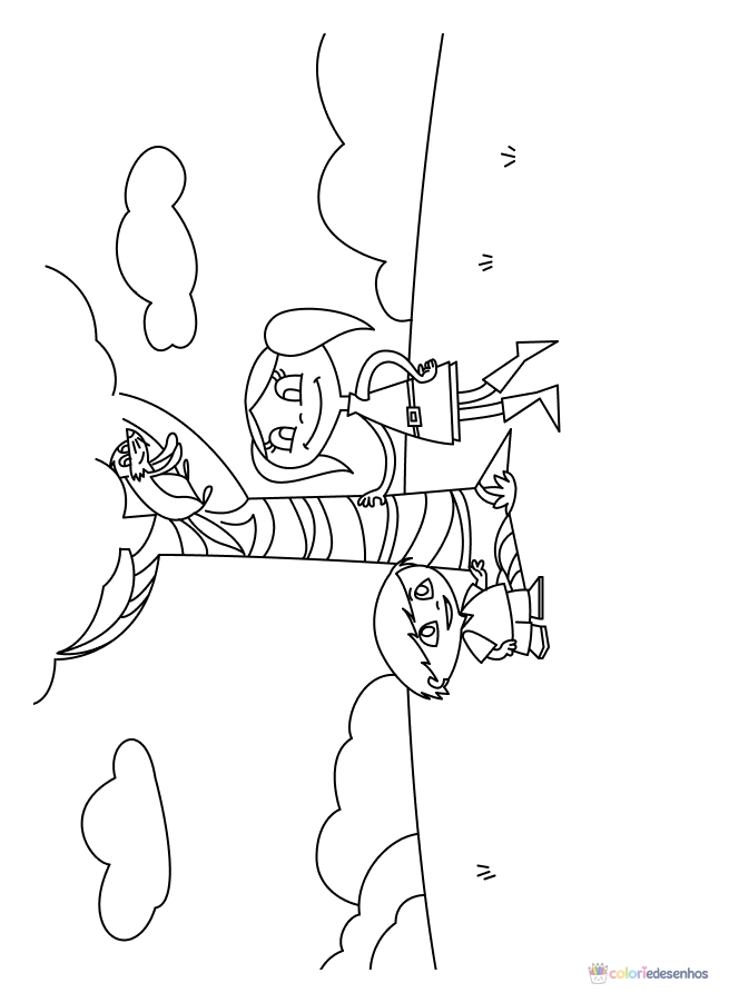 Desenhos de Show da Luna para colorir