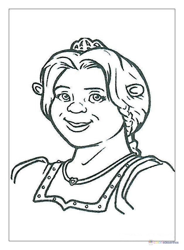 Desenhos de Shrek para colorir