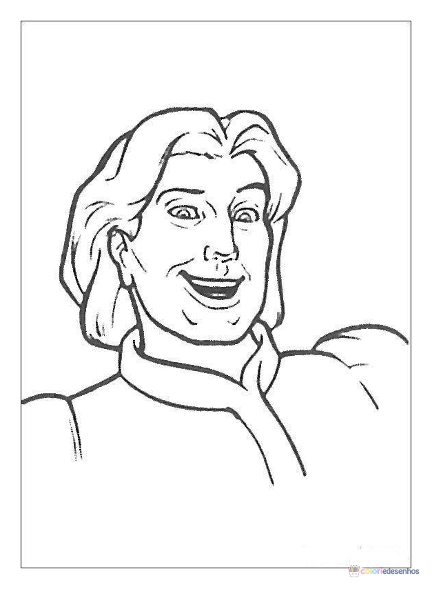 Shrek para colorir