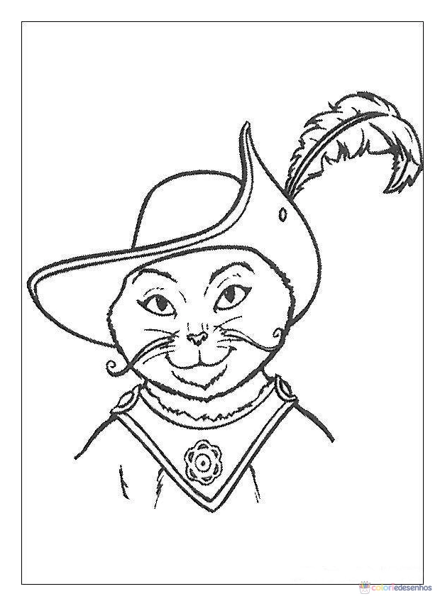 Shrek para colorir