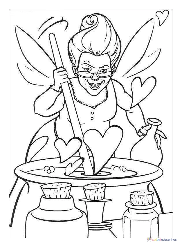 Shrek para colorir