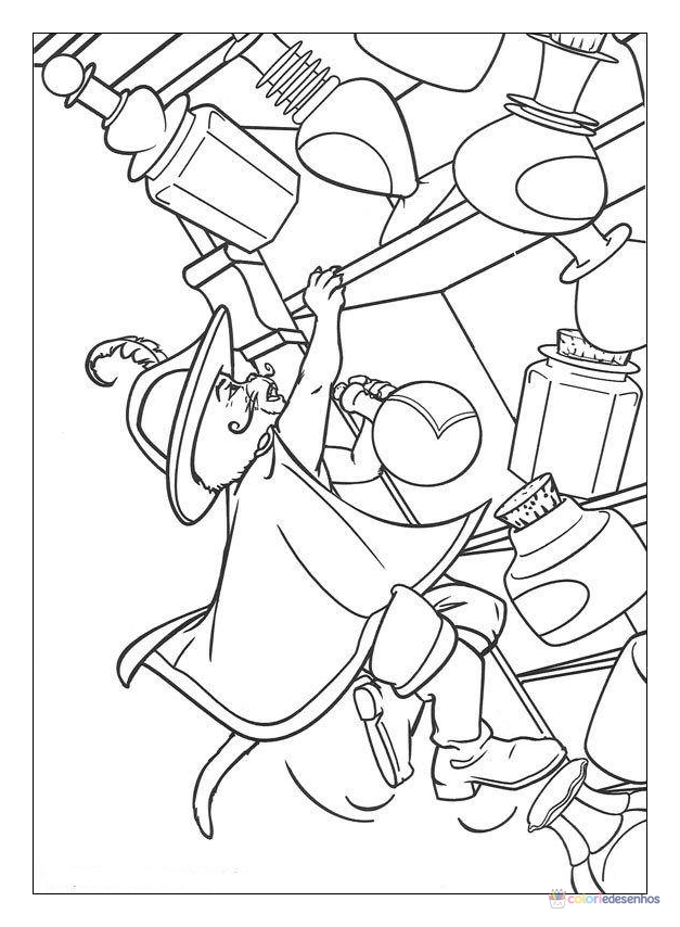 Shrek para colorir
