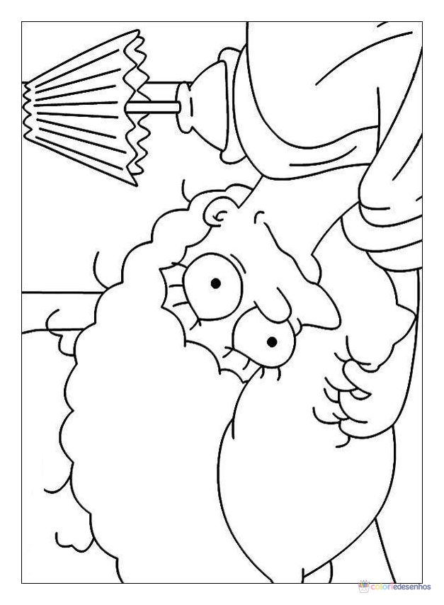 Simpsons para colorir