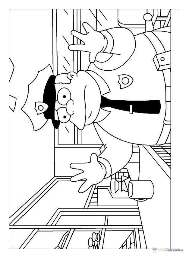 Simpsons para colorir