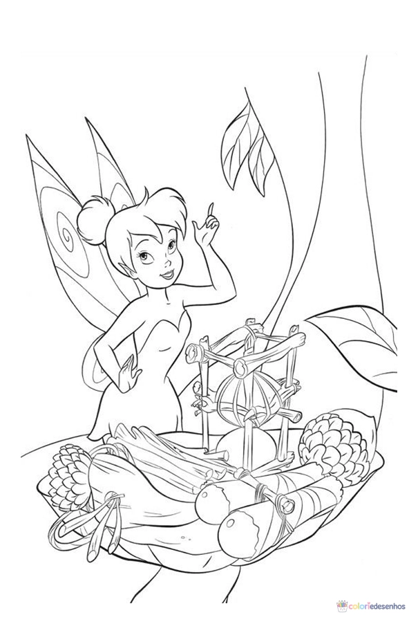 Sininho para colorir