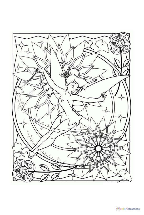 Sininho para colorir