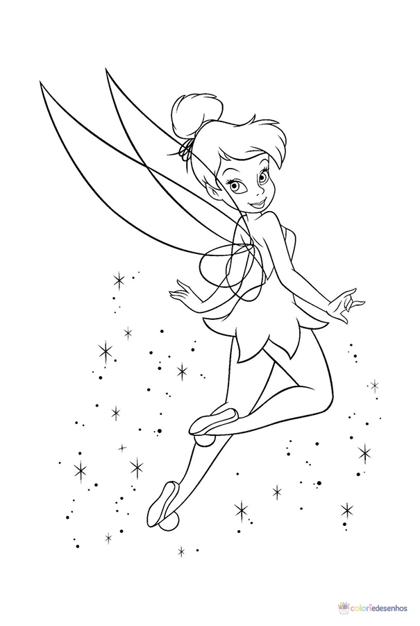 Sininho para colorir