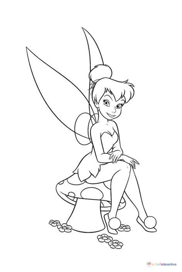 Sininho para colorir