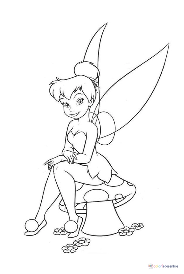 Sininho para colorir