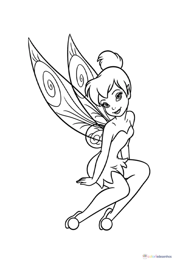 Sininho para colorir