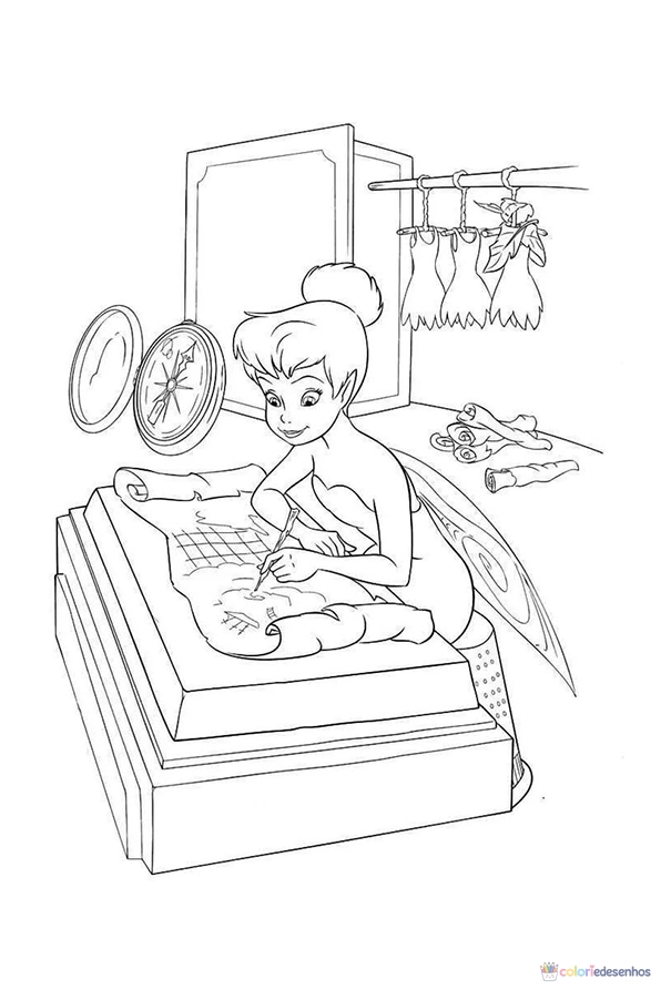 Sininho para colorir