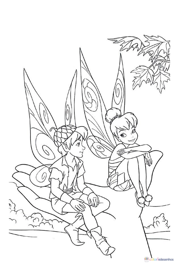 Sininho para colorir