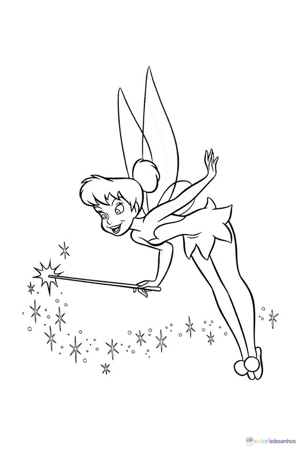 Sininho para colorir
