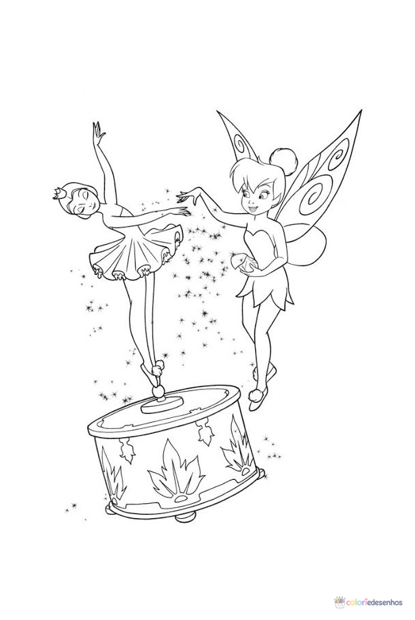 Sininho para colorir