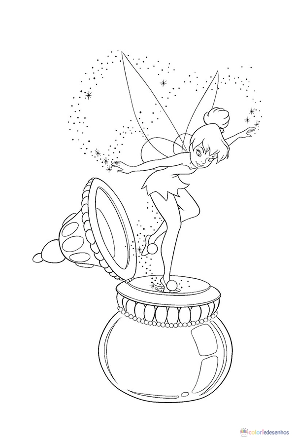 Sininho para colorir