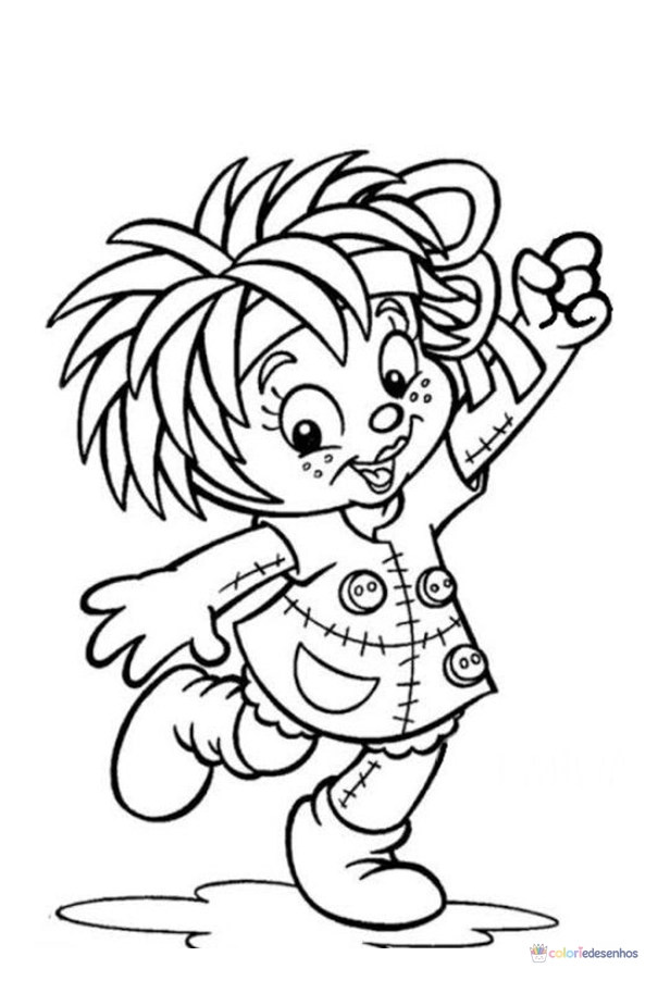 Desenhos de Sítio do Picapau Amarelo para colorir