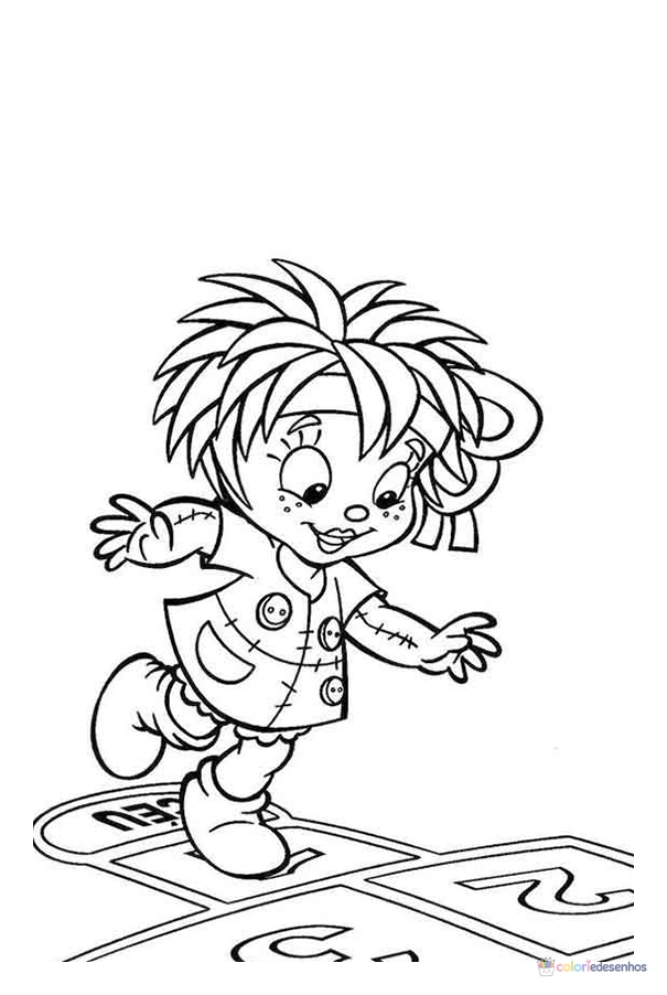 Sítio do Picapau Amarelo para colorir