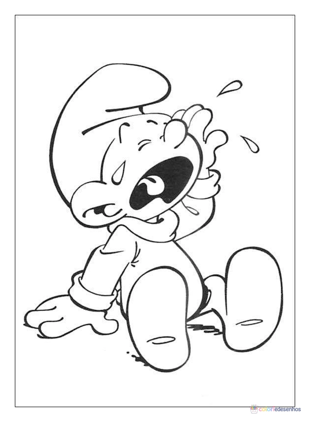 Smurfs para colorir