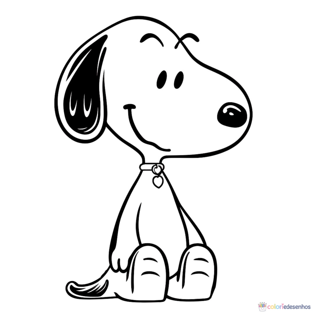 Snoopy para colorir
