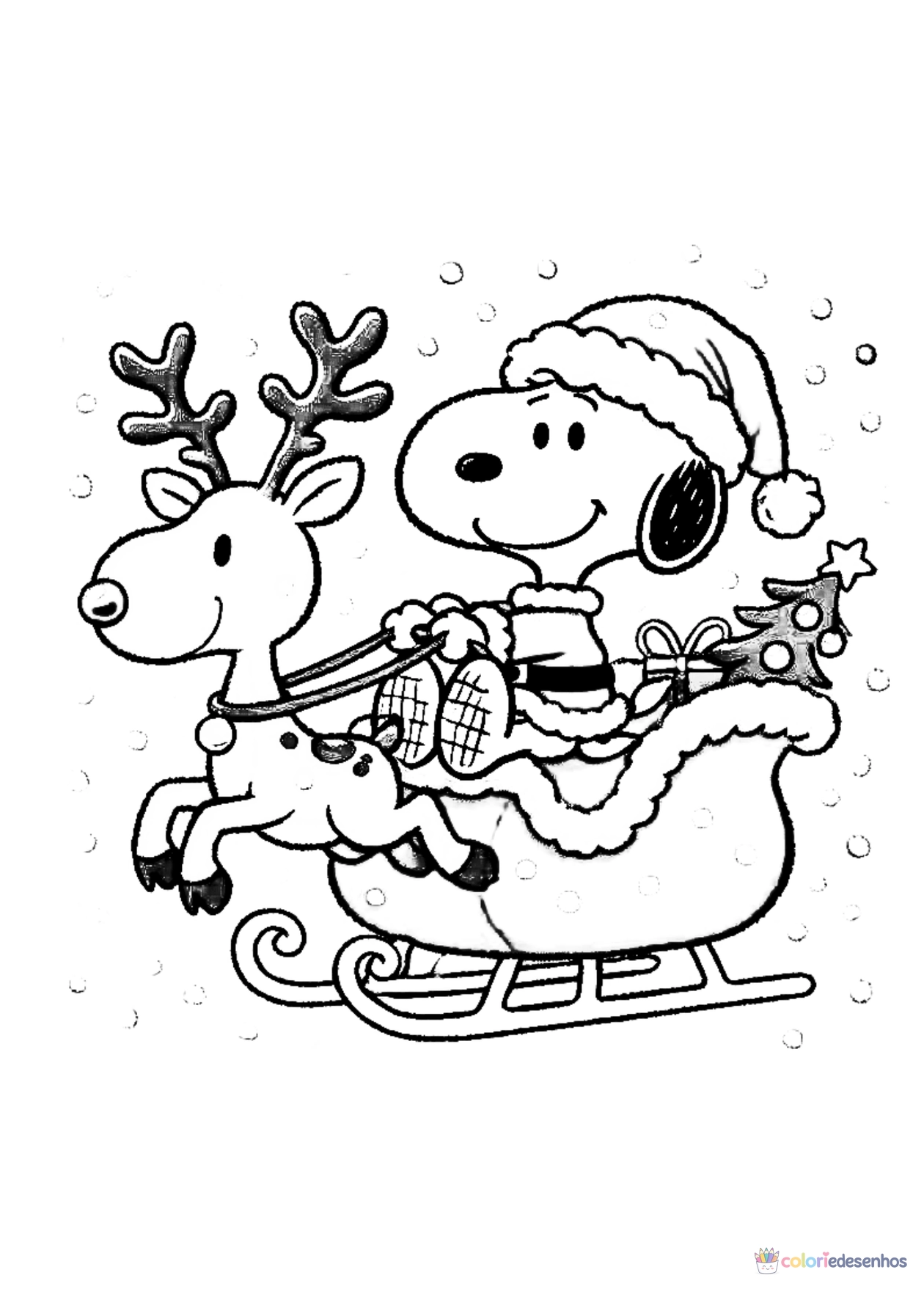 Papai Noel para imprimir e colorir para colorir