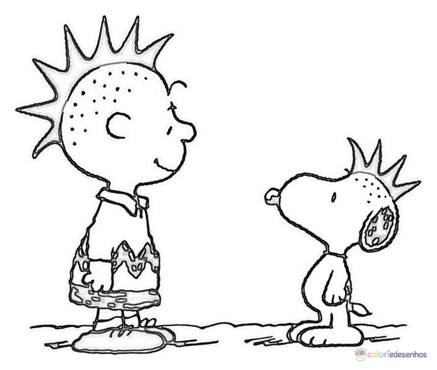 Snoopy para colorir