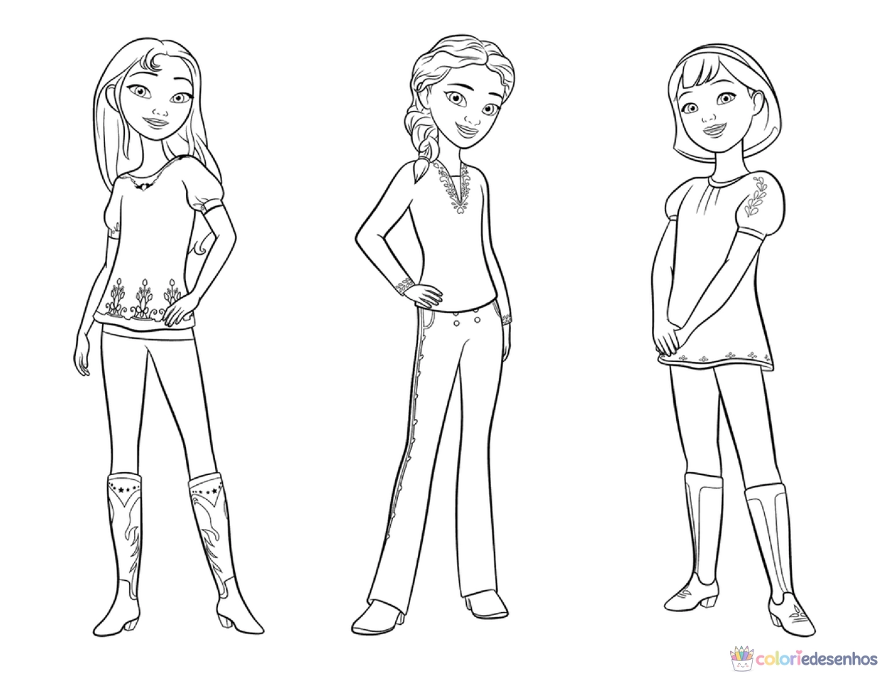 Spirit para imprimir e colorir para colorir
