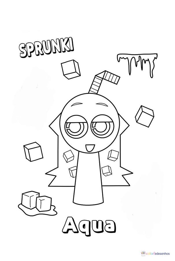 Sprunki para colorir